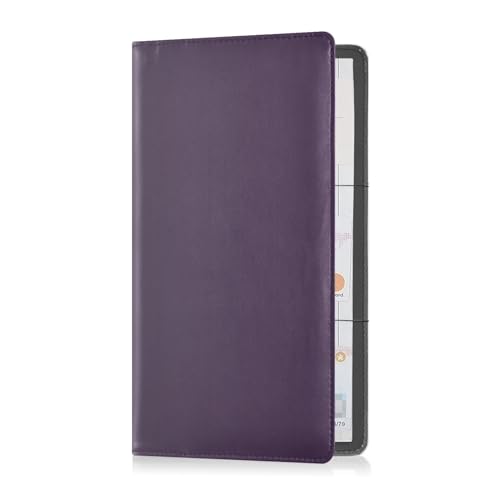 Custodia a portafoglio pelle di alta qualità per da auto registrazione assicurazione e carta didentità per uomini e donne organizer per carte documenti essenziali patente di guida