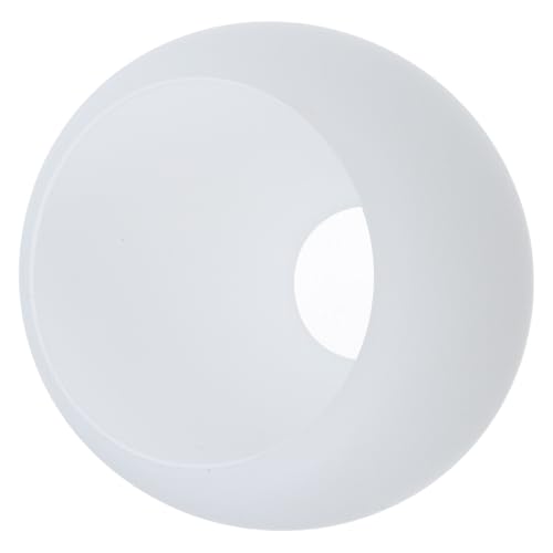TOVINANNA Pantalla de Lámpara Colgante de Cristal Lechoso 138Mm Doble Orificio, Reemplazo para Globos de Araña de Vidrio Esmerilado y Luces Colgantes en Ambientes Interiores