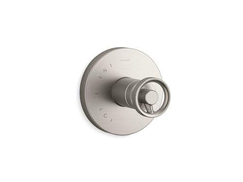 KOHLER Components Rite-Temp shower valve trim with Industrial handle miniatura 1