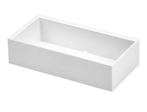 Image of Bostitch Office Konnect Desk Organizer Accessory Tray, Wide, Stacks for Desktop Storage, White