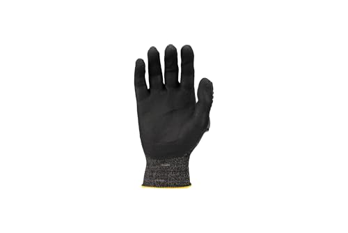 Honeywell Rig Dog Light NBR 2332275N Gestrickte Schnittschutzhandschuhe mit Nitrilschaum-Beschichtung, Schnittstufe A3, Schwarz, Glasfaserfrei, Größe 8M, 2332275N-8 (BAG mit 12 Paar)