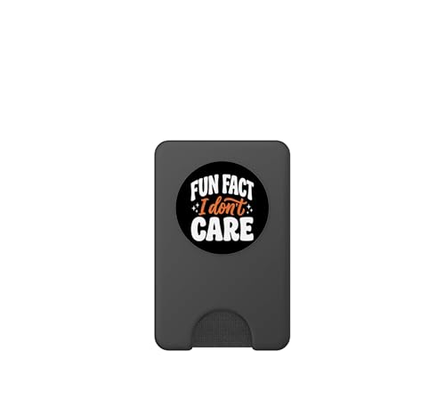 PopSockets PopWallet pour MagSafe Fun Fact I Don't Care - 2
