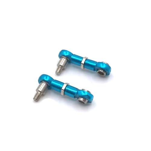 Bras de direction arrière en métal bleu WLtoys 1/28 pour sessions drift