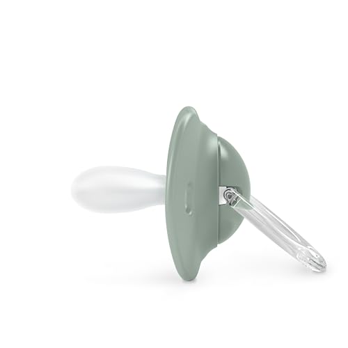Suavinex Confezione 2 Ciucci Con Tettina In Silicone Simmetrica Sx Pro, Per Bambini 6-18 Mesi, Ciuccio Neonato, Con Tettina Piatta E Flessibile, Walk In The Park Verde - 3