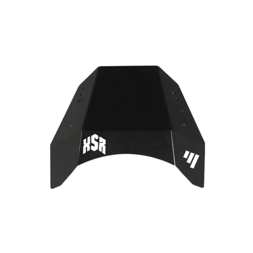 Image of M TECHNICS XSR 155 Metal Visor| NEO Retro Design Metal Visors for XSR 155| Attractive Wind Shield Compatible for XSR155| Stylish Look Visor Suitable for XSR155 (Black)