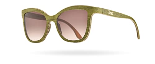 Lunettes de soleil en bois Twinz légères contre la fatigue visuelle