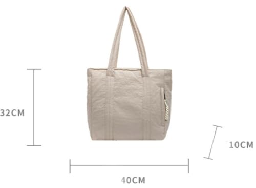 Casual Practical Zipper Pocket Tote Bag Solid Simple Large Capacity Underarm Bag Class Work Handbag for Women 20253