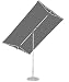 Produktbild Suncomfort by Glatz Sonnenschirm Flex Roof, stone grey, 210 x 150 cm rechteckig, Gestell Aluminium, Bespannung Polyester, 5.3 kg