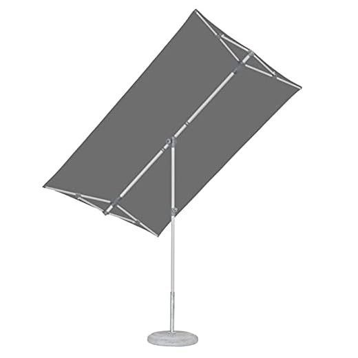 Suncomfort by Glatz Sonnenschirm Flex Roof, stone grey, 210 x 150 cm rechteckig, Gestell Aluminium, Bespannung Polyester, 5.3 kg