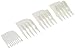 WAHL Comb Set for Peanut Trimmer, White