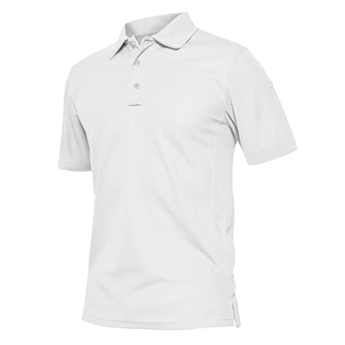 T-shirt tactique blanc manches courtes sport outdoor running