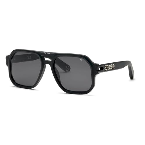 Philipp Plein Sunglasses SPP 148 V 0703 Matt/Sandblasted Black