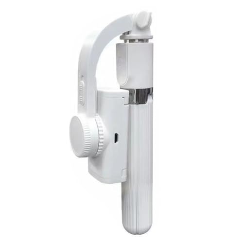 Gimbal trépied selfie stick L08 blanc pour vlogs de voyage en famille