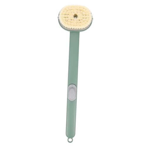 Ipetboom Brosse à Récurer Le Corps à Long Manche Verte Exfoliante Épurateur Corporel Brosse De Bain Pour Bain Et