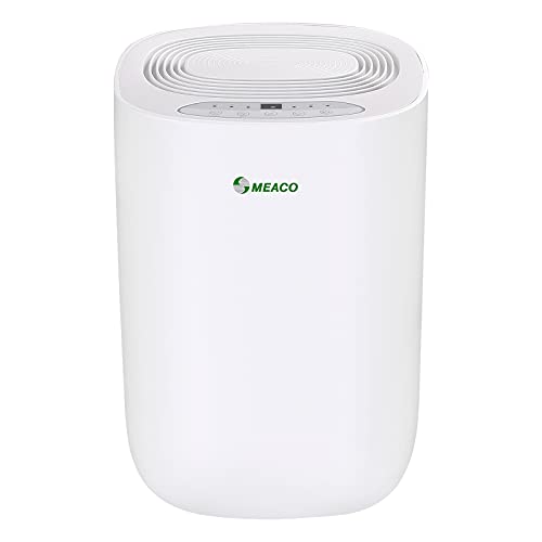 Meaco MeacoDry ABC Dehumidifier (White) Energy Efficient Quiet Electric Compressor Dehumidifier for home - Removes Condensation & Damp, prevents Mould