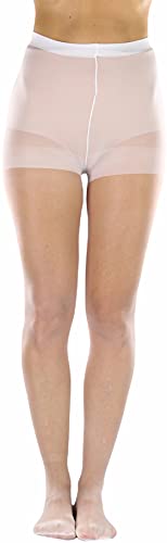 Image of ToBeInStyle Women's Cheeky Thong Back Sheer Pantyhose