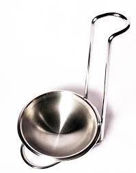 Conziv Spoon Rest Holder Stainless Steel Vertical Saving Soup Ladles Holders or Hotpot Restaurant Buffet Fast Food Restaurant Kitchen Décor Tool 4