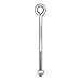Zoro Select 07255 7 Eyebolt,6-32In,1/4In,Turned Wire,Pk10