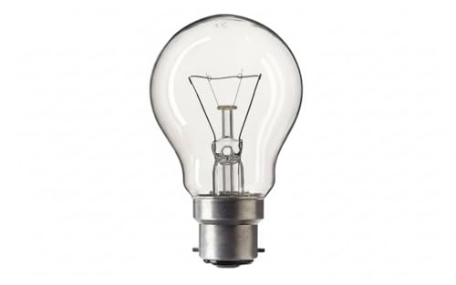 Image of GLS 100W Incandescent Filament B22 Yellow Light Bulb (Clear) (12)