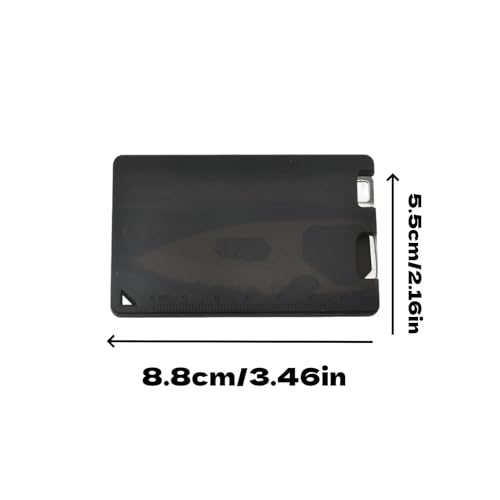 Survival Tools Multi-Function Camping Fork Card Knife with Measuring Ruler & Bottle Opener (4-in-1 Pocket Tool Kit) - Thumbnail 2