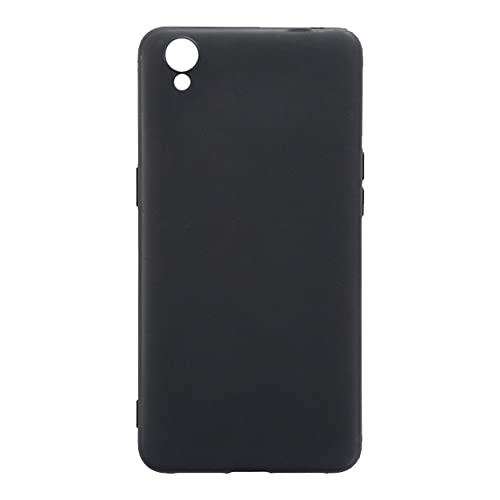 Shantime Custodia Morbida Compatibile con OPPO A37, Cover Slim Antiurto Antigraffio, Guscio Flessibile Ergonomico(Nero)