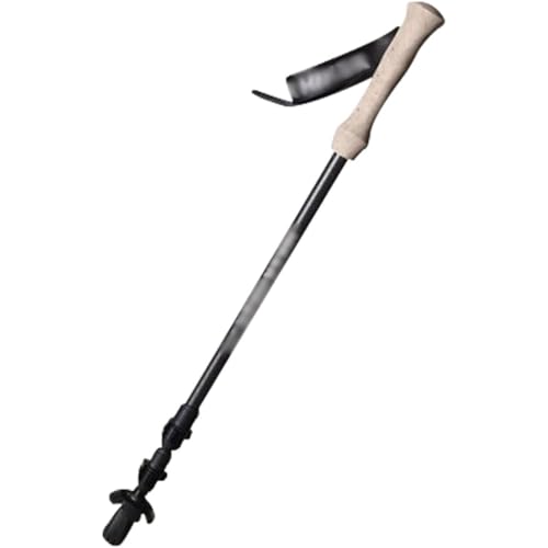 Bastones De Senderismo Ligeros De Fibra De Carbono 3K, Bastones De Trekking para Aventuras Al Aire Libre, con Cierres Abatibles, para Hombre Y Mujer(A)