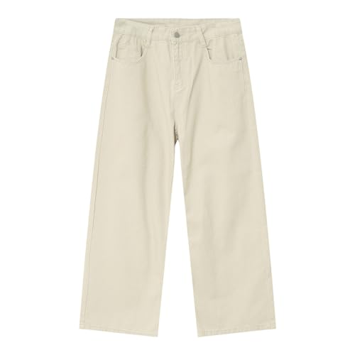 Baggy Jeans for Men Relaxed Fit Y2K Vintage Hip Hop Streetwear Wide Leg Loose Fit Denim Pants Casual Long Trousers4