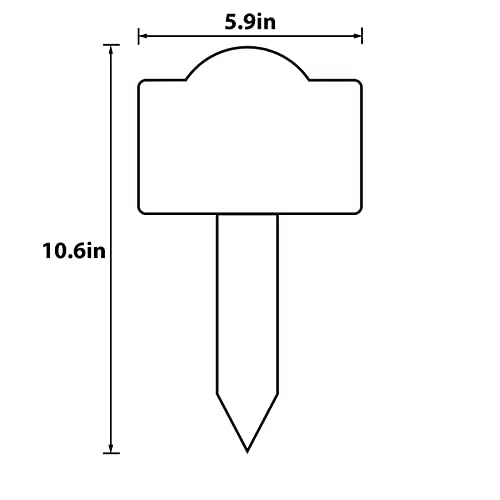Grave Markers For Cemetery For Mom Memorial Stake For Mom Memorial Plaques For Outdoors With Semi-Circular Shape By Evertouch #TOP2