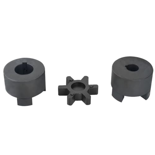 1" to 1-3/8" L110 3-Piece L-Jaw Coupling Set & Buna-N NBR Rubber Spider for Log Wood Splitter