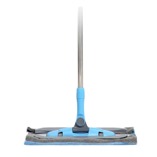 SHCHNA Mopa Mop Mopas Fregona Artefacto De Hogar Perezoso Pinza De Tela Placa Plana Varilla De Acero Inoxidable Pinza De Fregona Trapeador de Limpieza