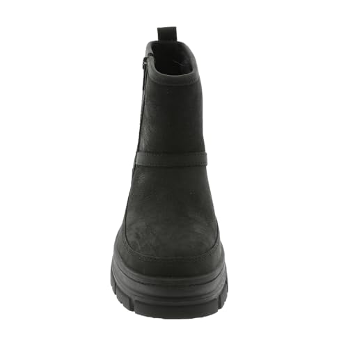 UGG Women's Ashton Zip Boot, Black Leather, 5 by UGG - Image 5