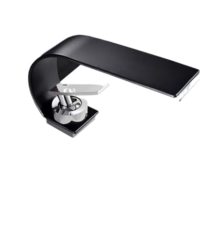 Robinet en acier inoxydable incurvé haut de gamme - Finition d'architecte Black Silver - 2