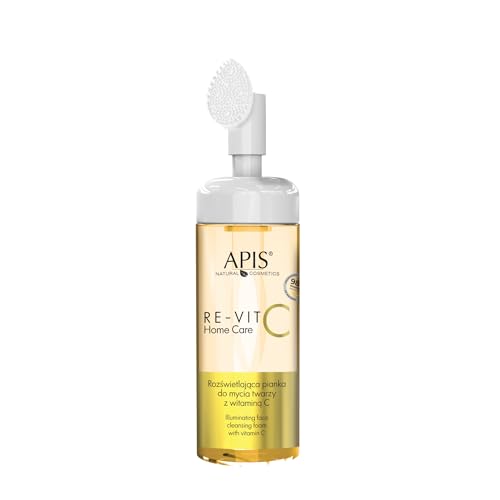 APIS RE-VIT C Home Care Illuminating Face Cleansing Foam with Vitamin C, 150ml