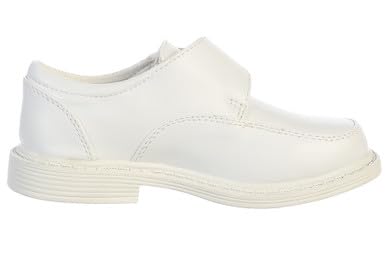 Pink Princess White Boys Dress Shoes - First Communion Slip On Loafers - Blancos Zapatos para Primera Comunión Niños3