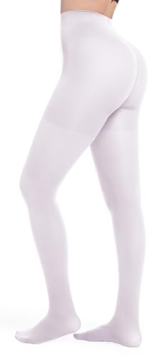 Image of Citystl 2 Pack Black Tights for Women, 60D Opaque Control Top Pantyhose