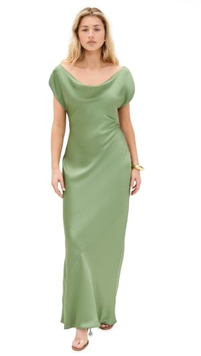 Norma Kamali Women's Cap Sleeve Maria Gown