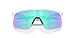 Oakley Unisex Kids Oj9010 Resistor Sunglasses, Polished White/Prizm Sapphire, 23 Mm US
