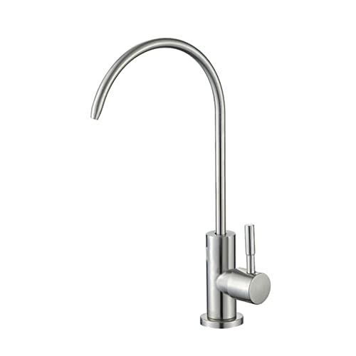 Grifo de agua filtrada monomando de cocina en acabado cromo cepillado 2