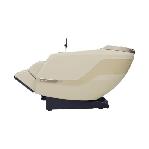 Image of Lixo Massage Chair-LI4400B, Comfort with 22 Auto Wellness Programs, 4 Innovative Features, Rotary Switch, Bluetooth & LCD Screen | Prime Triple-Core Massage Chair for Full Body (LI4400B Khaki)
