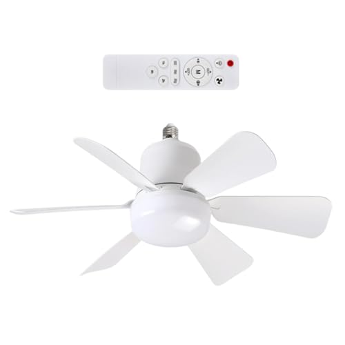 Uso versátil: este versátil ventilador de techo con iluminación LED combina circulación de aire y función luminosa como un dispositivo combinado. Ideal para uso interior y exterior como dormitorios, e