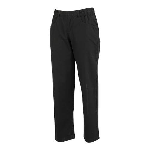 Mercer Culinary M61080BKXXS Genesis Women's Chef Pants, XX-Small, Black
