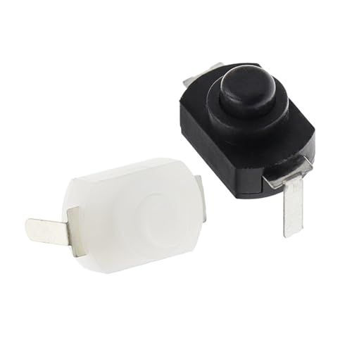 Miniinterruptor 12x8mm con autobloqueo de alta precision para linternas electricas 10 uds 3