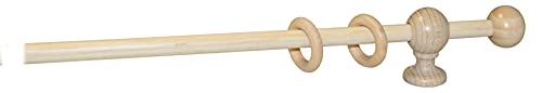 BASTONE IN LEGNO A STRAPPO MM.23 NATURALE CM. 160