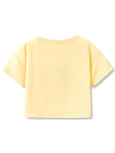 Image of Stylish Graffiti /Butterfly /Tropical Crop Top for Little & Big Girls - Cool Summer T-Shirt Clothes Size 6-18