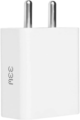 Image of Prifakt 33W USB C Adapter For CMF Phone 1 /Nothing Phone 2 /2A /2A Plus /Phone 1 /Nothing Phone 3A /3A Pro /Samsung M05 /M35 /M15 /F15 /M14, 33Watt Fast Charge Adapter For Other Type C Devices, White