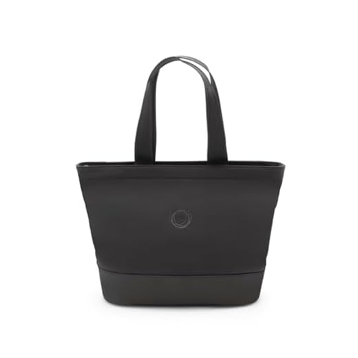 Bugaboo Bolsa cambiador, Bolsa para pañales con bolsillos de fácil acceso, portabiberones aislante, cambiador y 3 bolsas de mano en Midnight Black