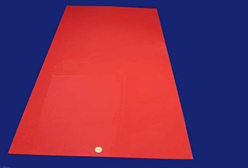 Miniatura 4 de Delrin - Lámina POM de acetal rojo 0.125 pulgadas (18 pulgadas) de grosor x 24 pulgadas de ancho x 48 pulgadas de largo