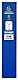 Exacompta 51823BE Präsentationsringbuch KreaCover DIN A4 aus starkem Karton 2 D Ringe 64mm breit Blau ideal für Schule und Büro Ringhefter Ringordner Ringbuchordner