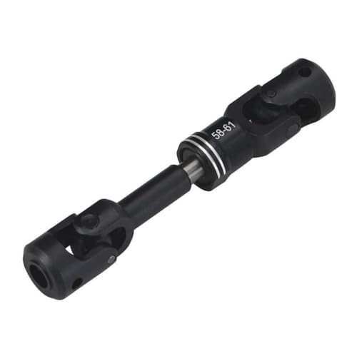 90046 AXI03007 TRX6 GEN8 YIKONGモデルと互換性のある1 10スケールRCクローラーカーのための52mmから144mmスチールドライブシャフト(58-61mm)