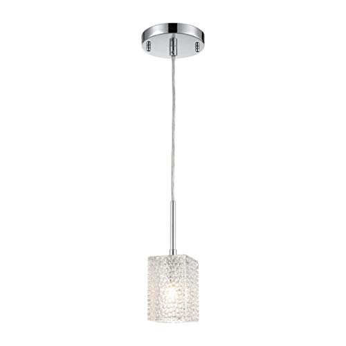 Super Sale 🛒 Elk Lighting 17434/1 Pendant Light, Polished Chrome